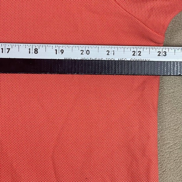 Tommy Bahama Supima Mens L‎ Polo Shirt Orange Relaxed Fit - Picture 5 of 12